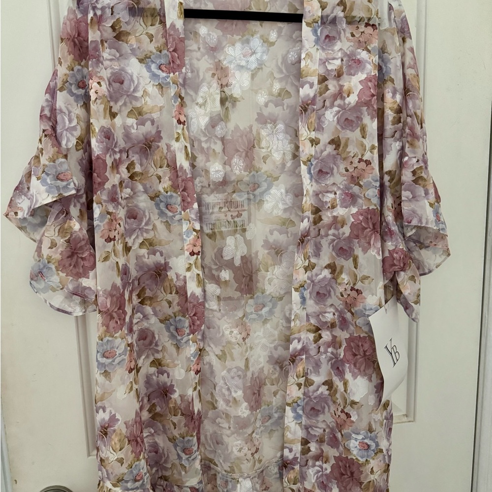 Kori America Floral Kimono Coverup